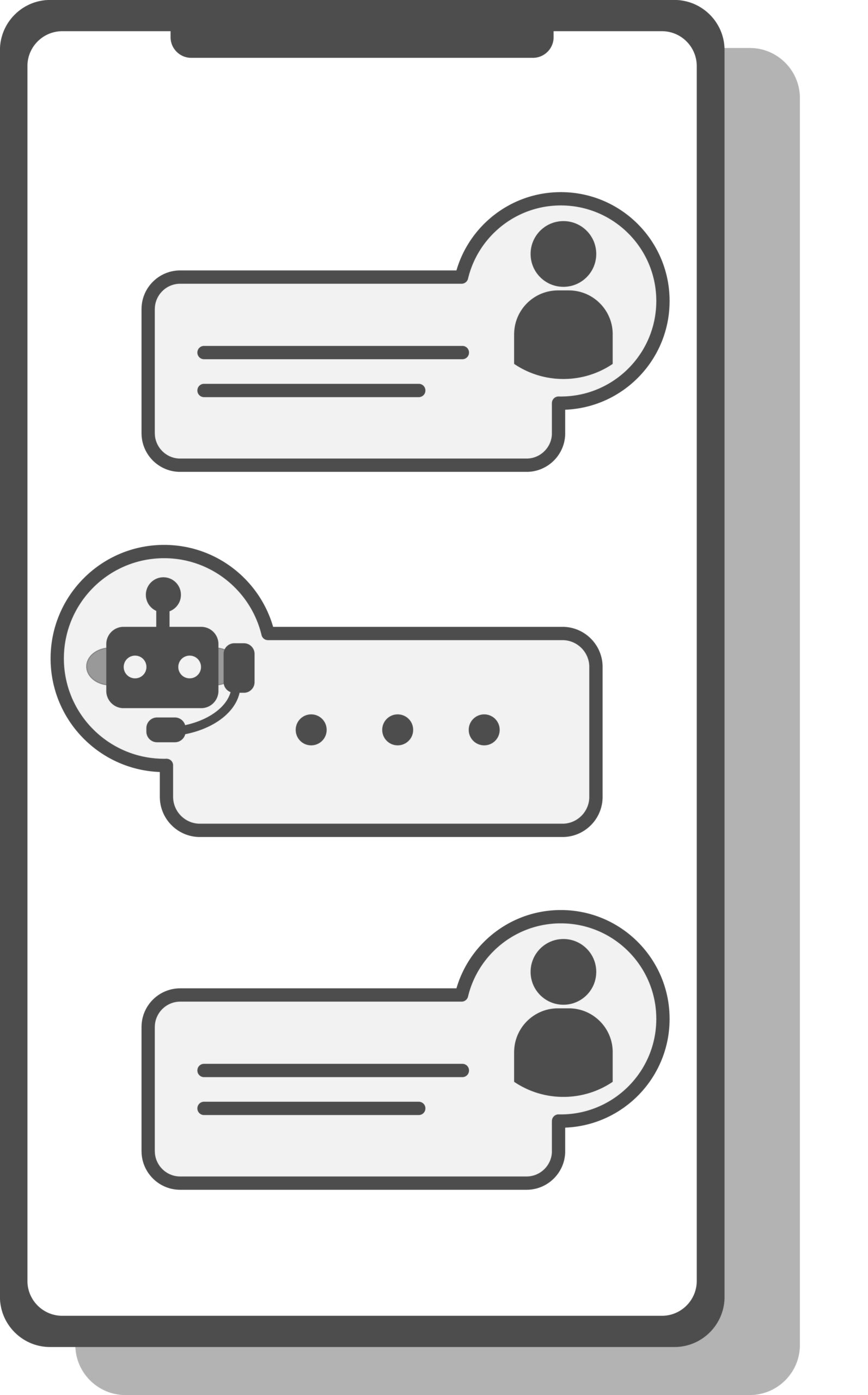 スマホでチャットボット